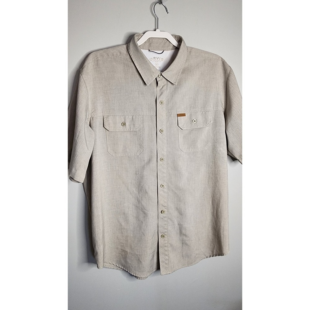 Orvis Men's Short Sleeve Size Xl Button Up